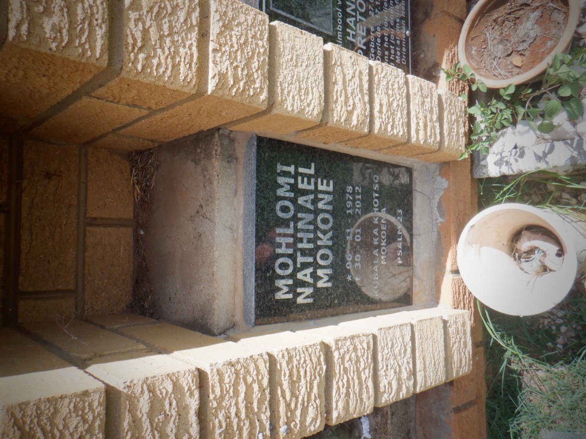MOKONE Mohlomi Nathnael 1978-2012 