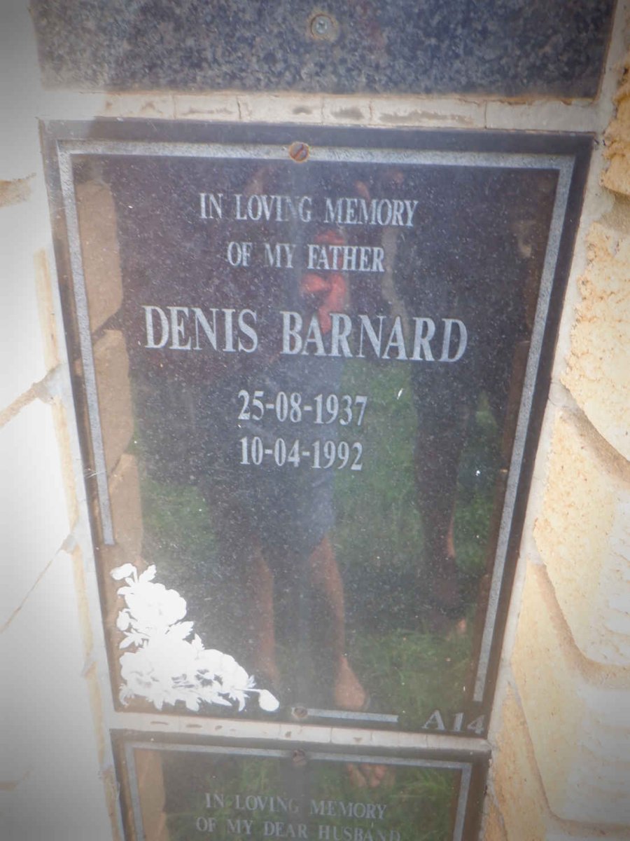BARNARD Denis 1937-1992 