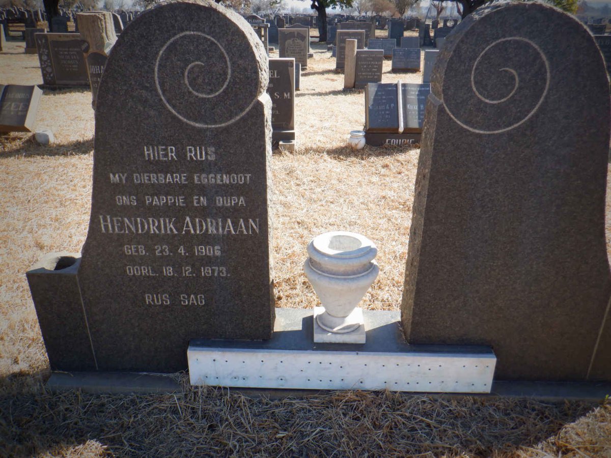 ? Hendrik Adriaan 1906-1973