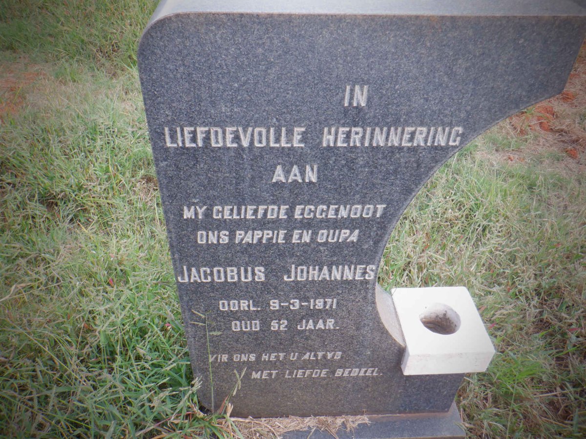 ? Jacobus Johannes -1971