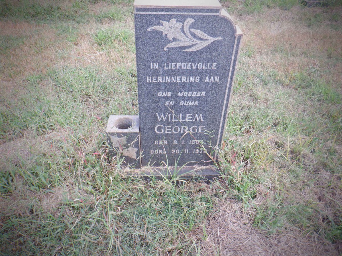 ? Willem George 1904-1970