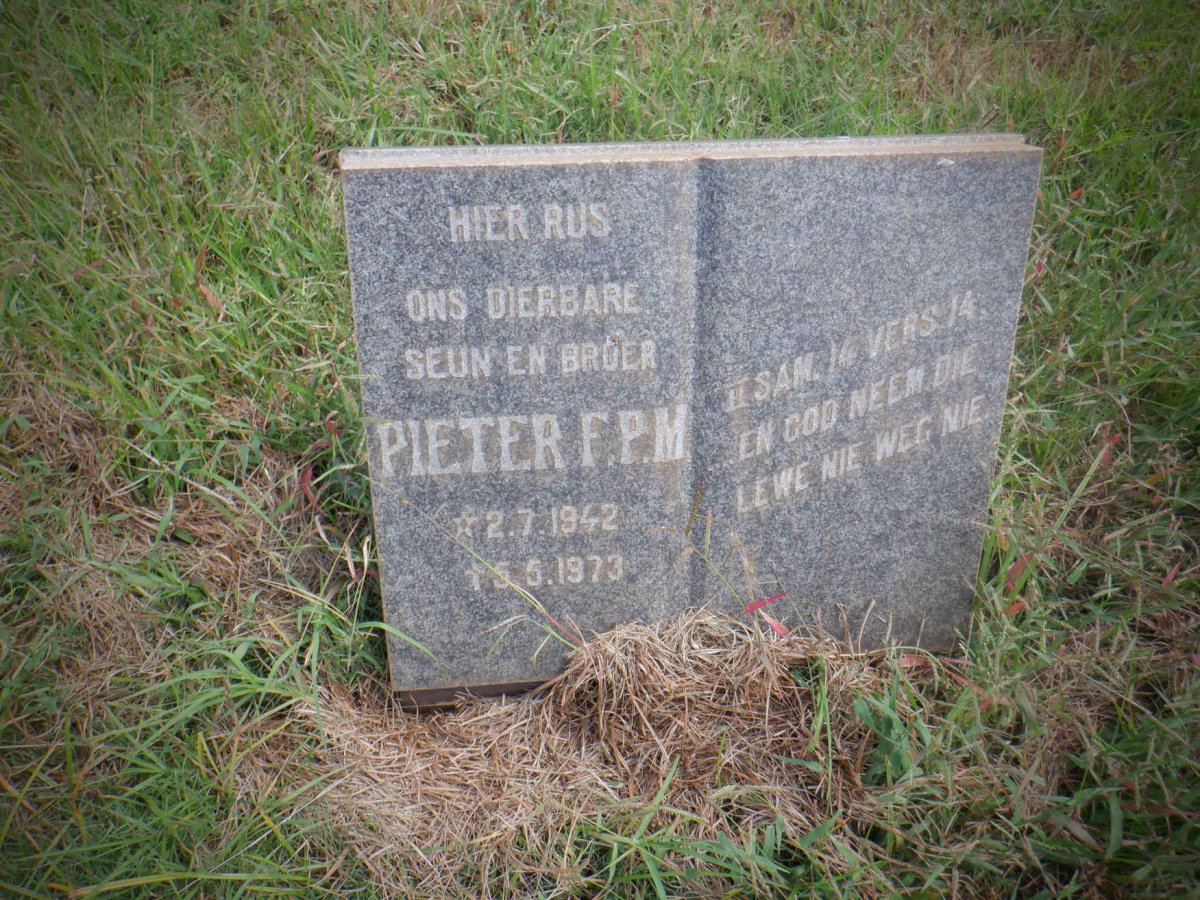 ? Pieter F.P.M. 1942-1973