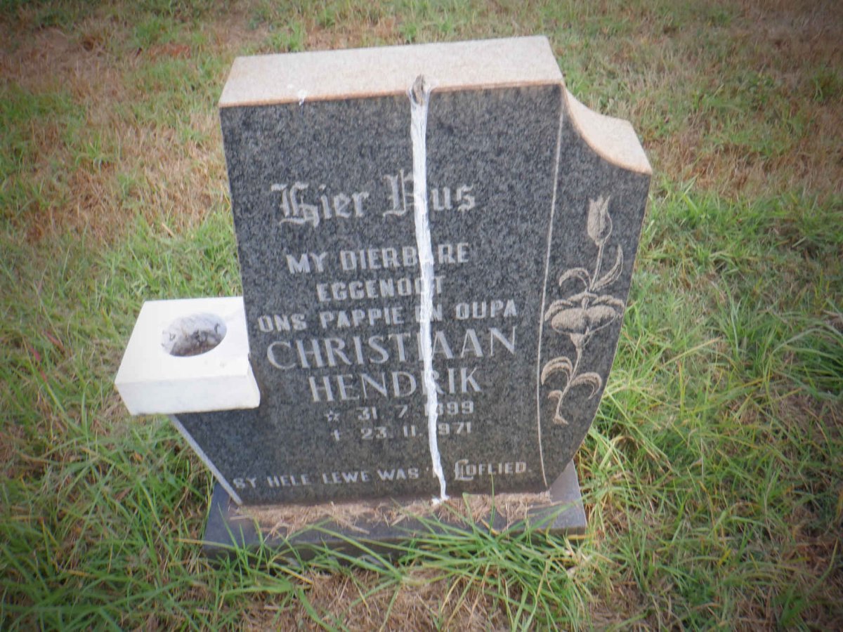 ? Christiaan Hendrik 1899-1971