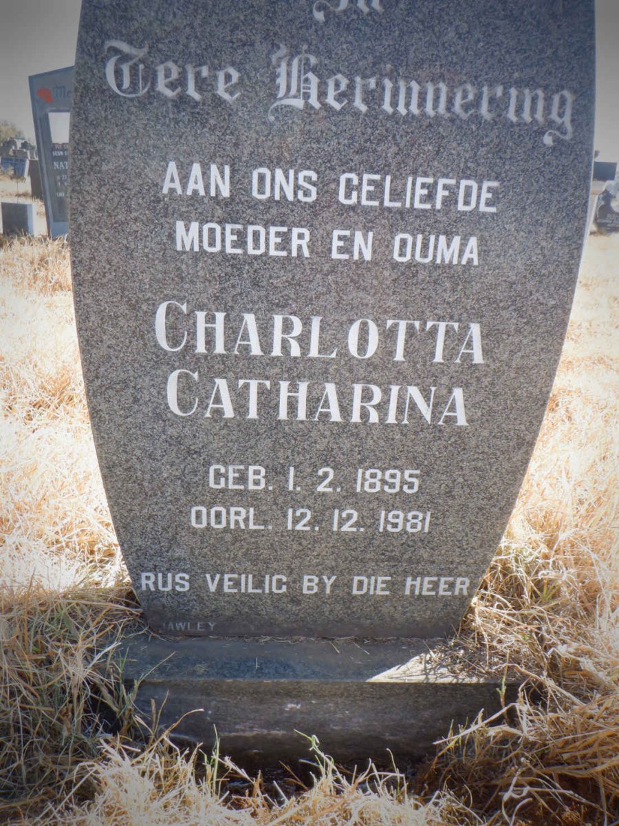 ? Charlotta Catharina 1895-1981