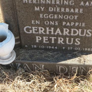? Gerhardus Petrus, van den 1944-1982