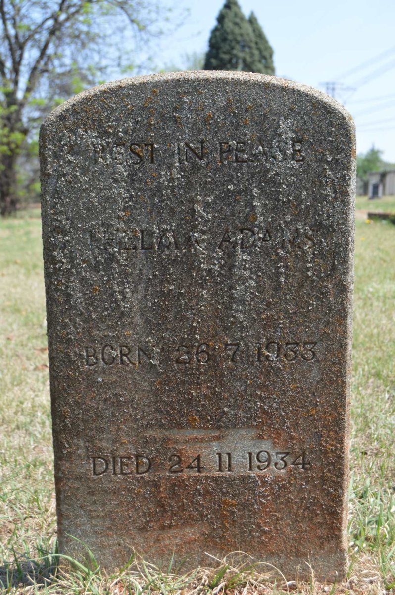 ADAMS Thelma 1933-1934