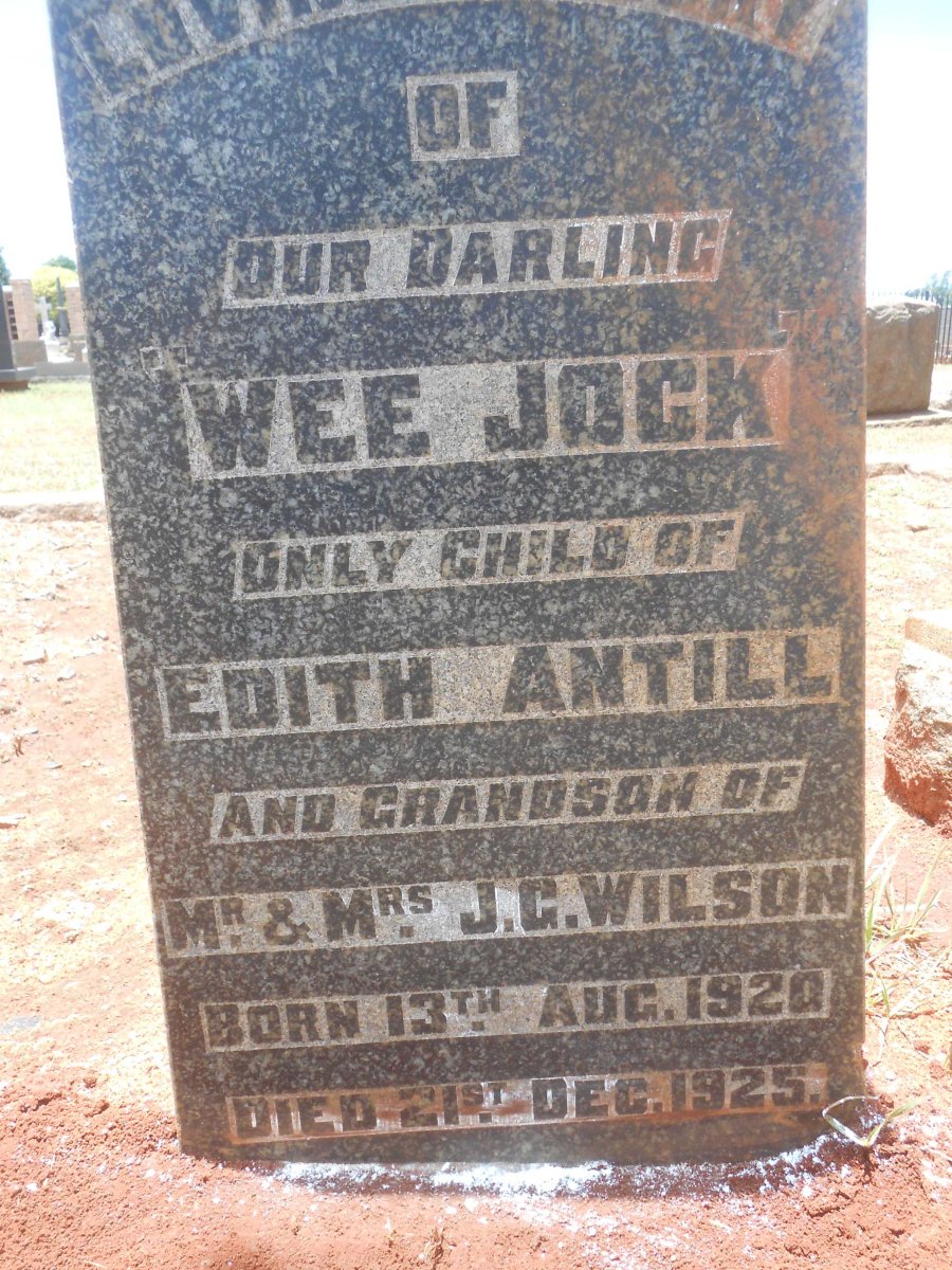 ANTILL Wee Jock 1920-1925