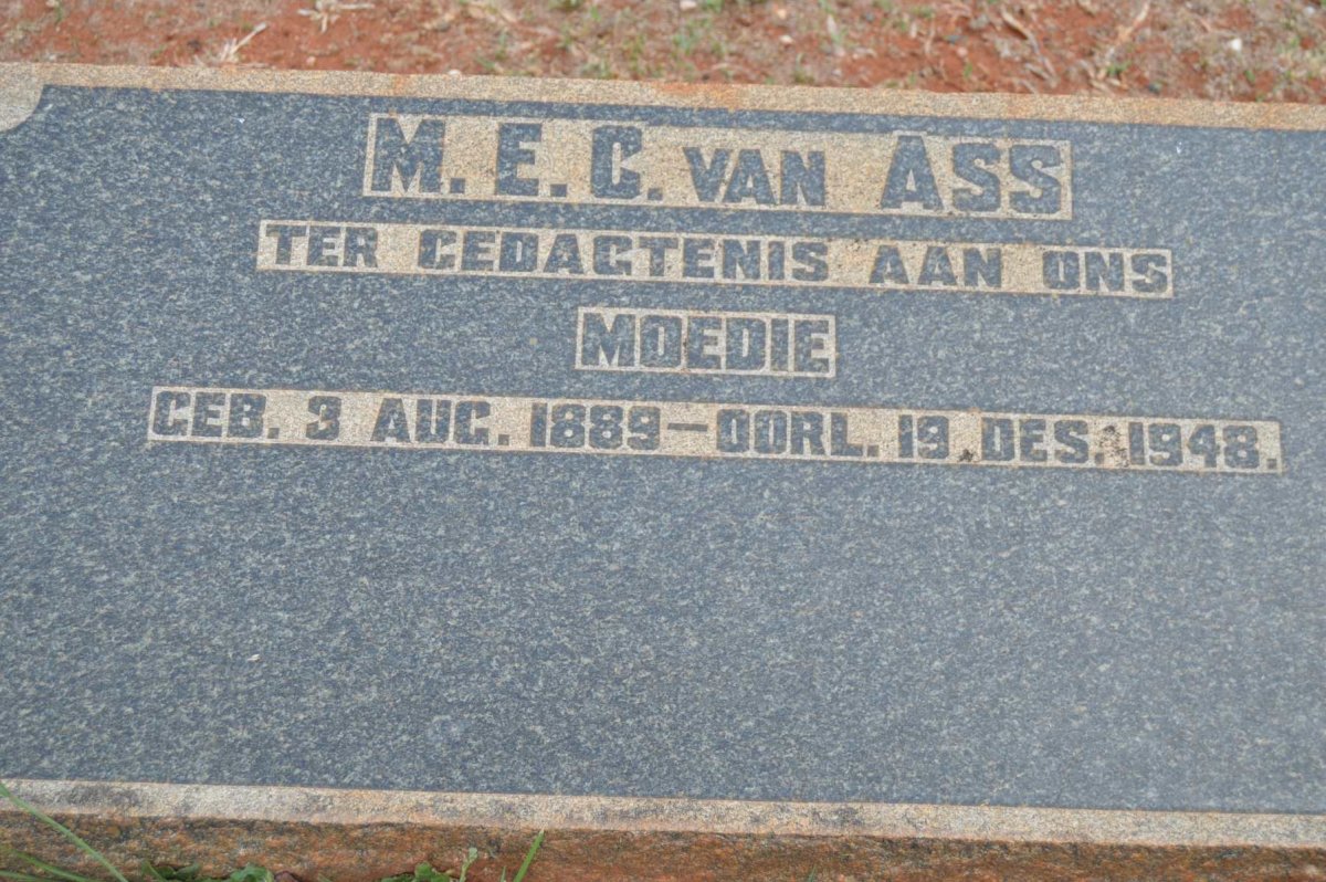 ASS M.E.C., van 1889-1948