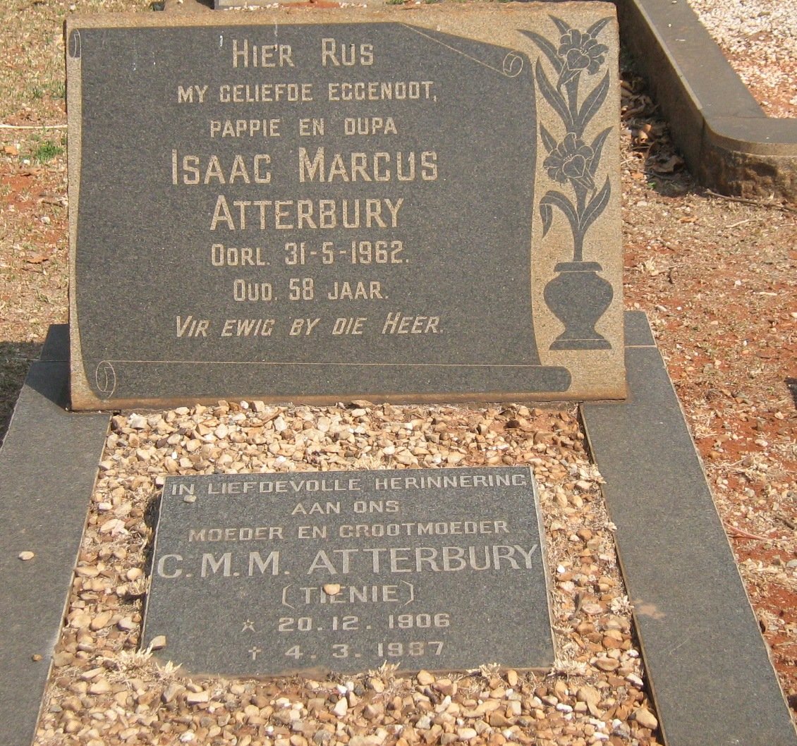 ATTERBURY Isaac Marcus -1962 &amp; C.M.M. 1906-1987