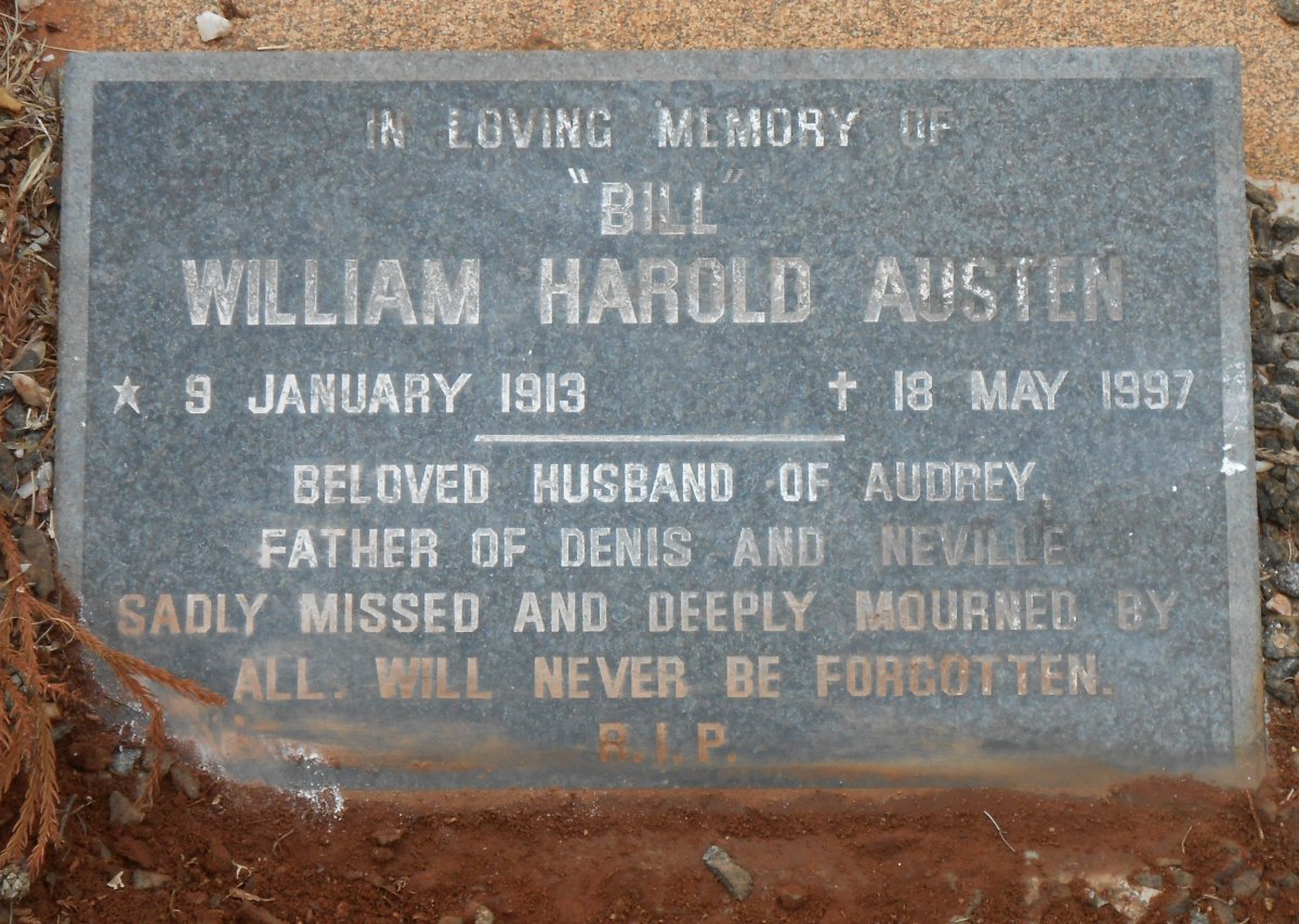 AUSTEN William Harold 1913-1997