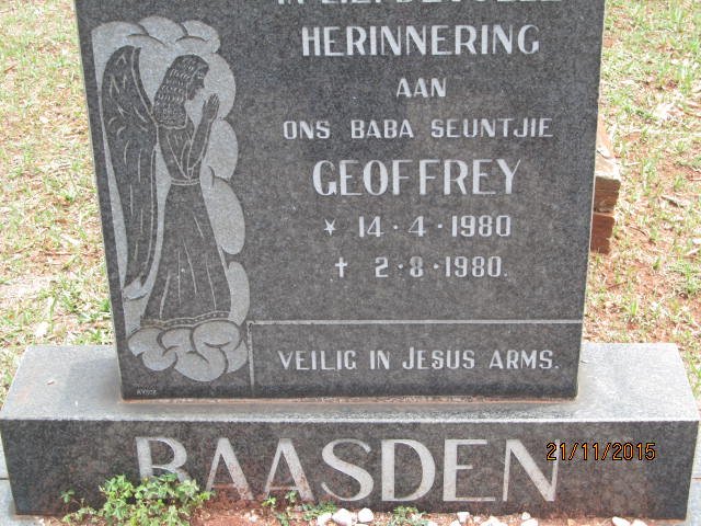 BAASDEN Geoffrey 1980-1980