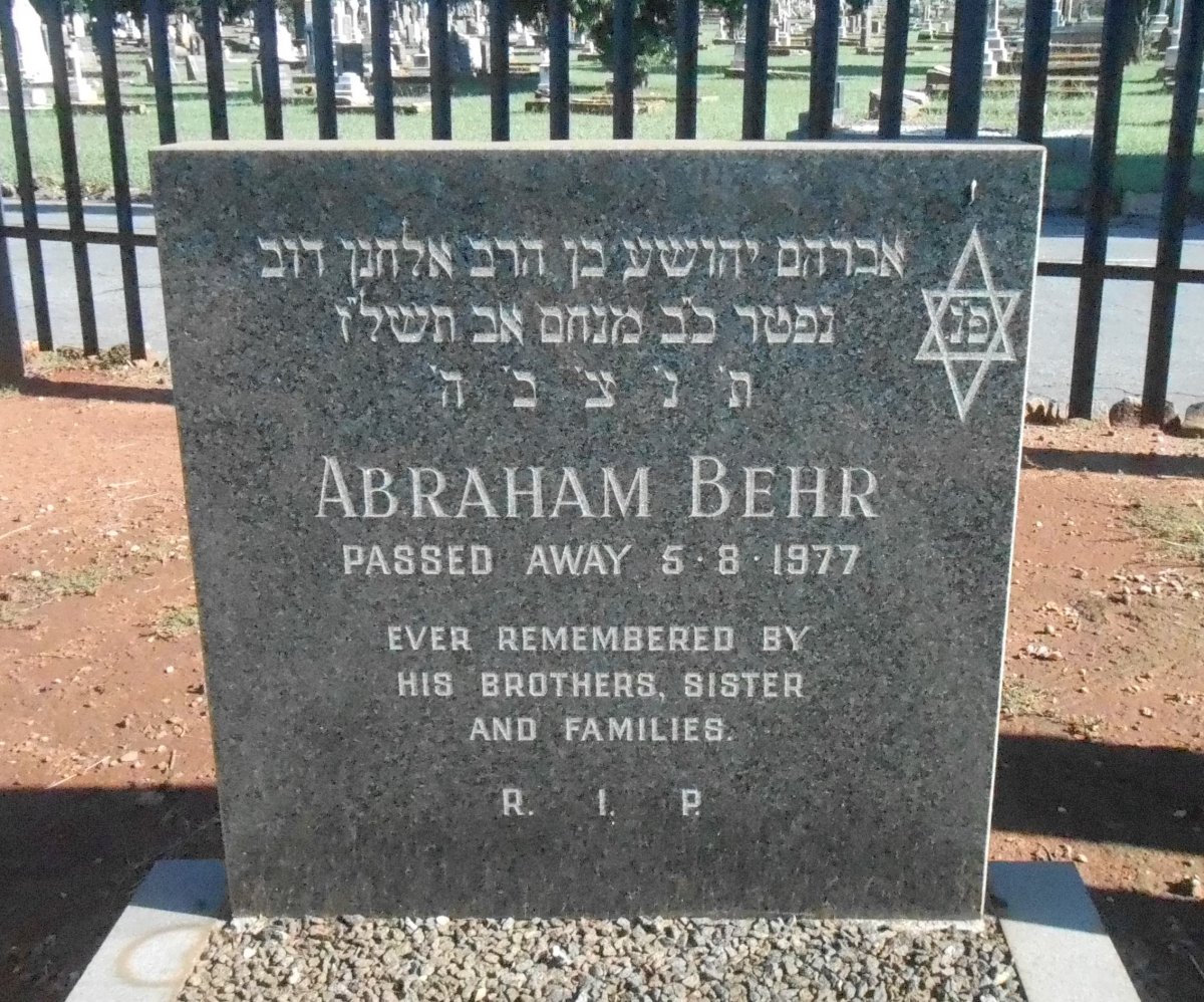 BEHR Abraham -1977