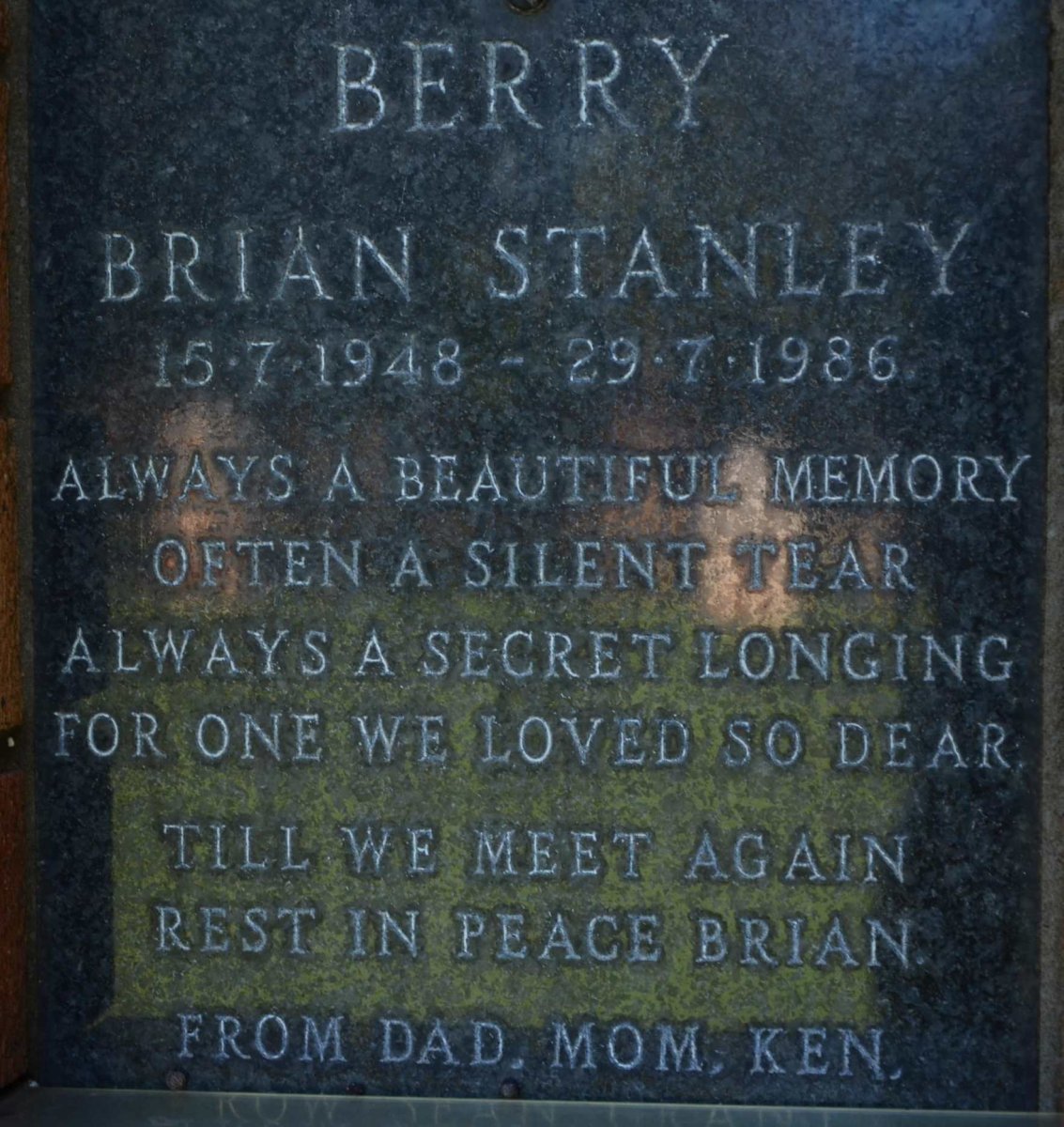 BERRY Brian Stanley 1948-1986