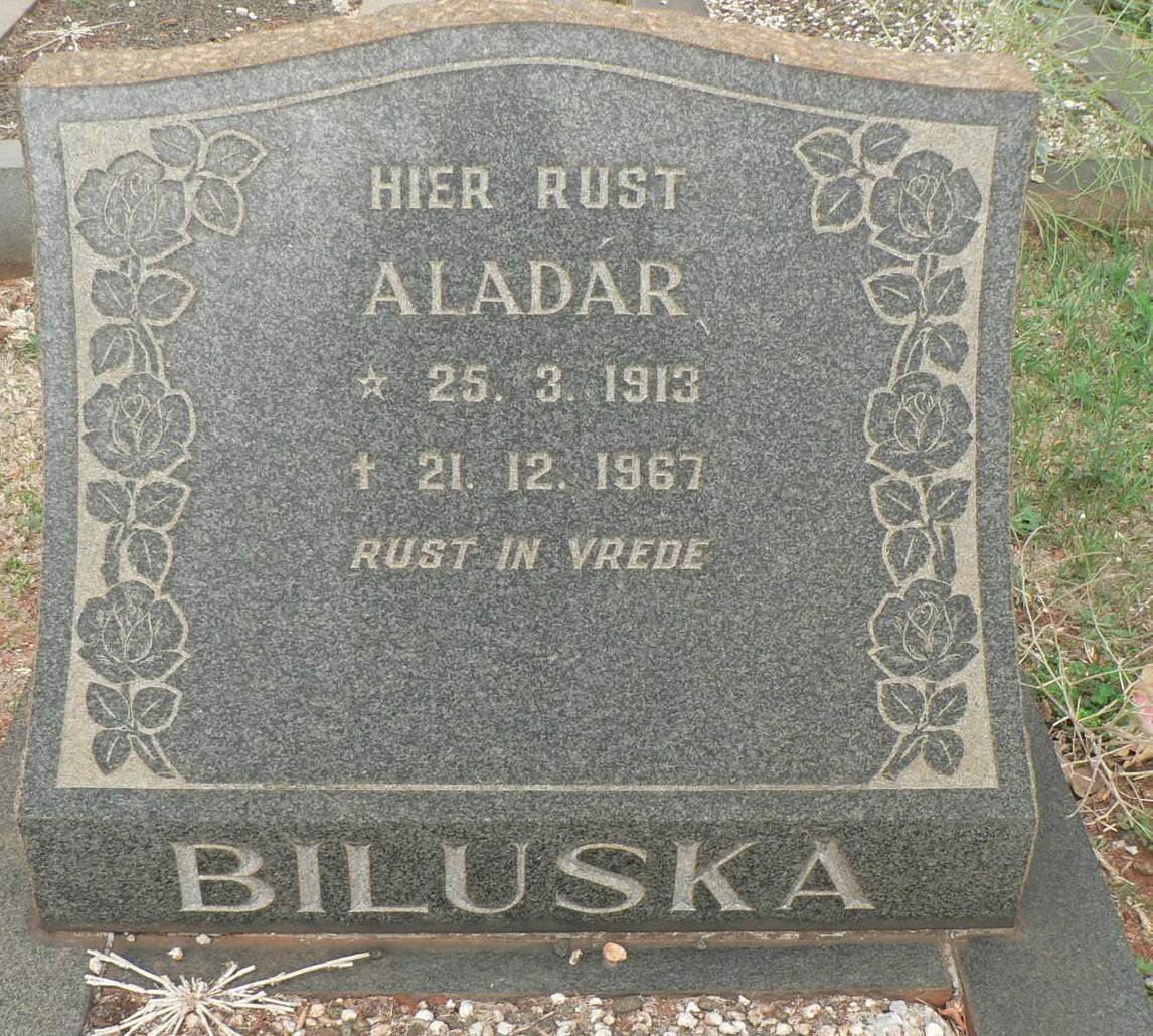 BILUSKA Aladar 1913-1967