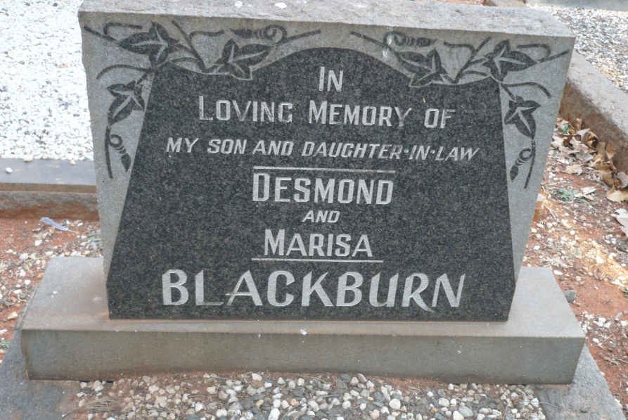 BLACKBURN Desmond &amp; Marisa