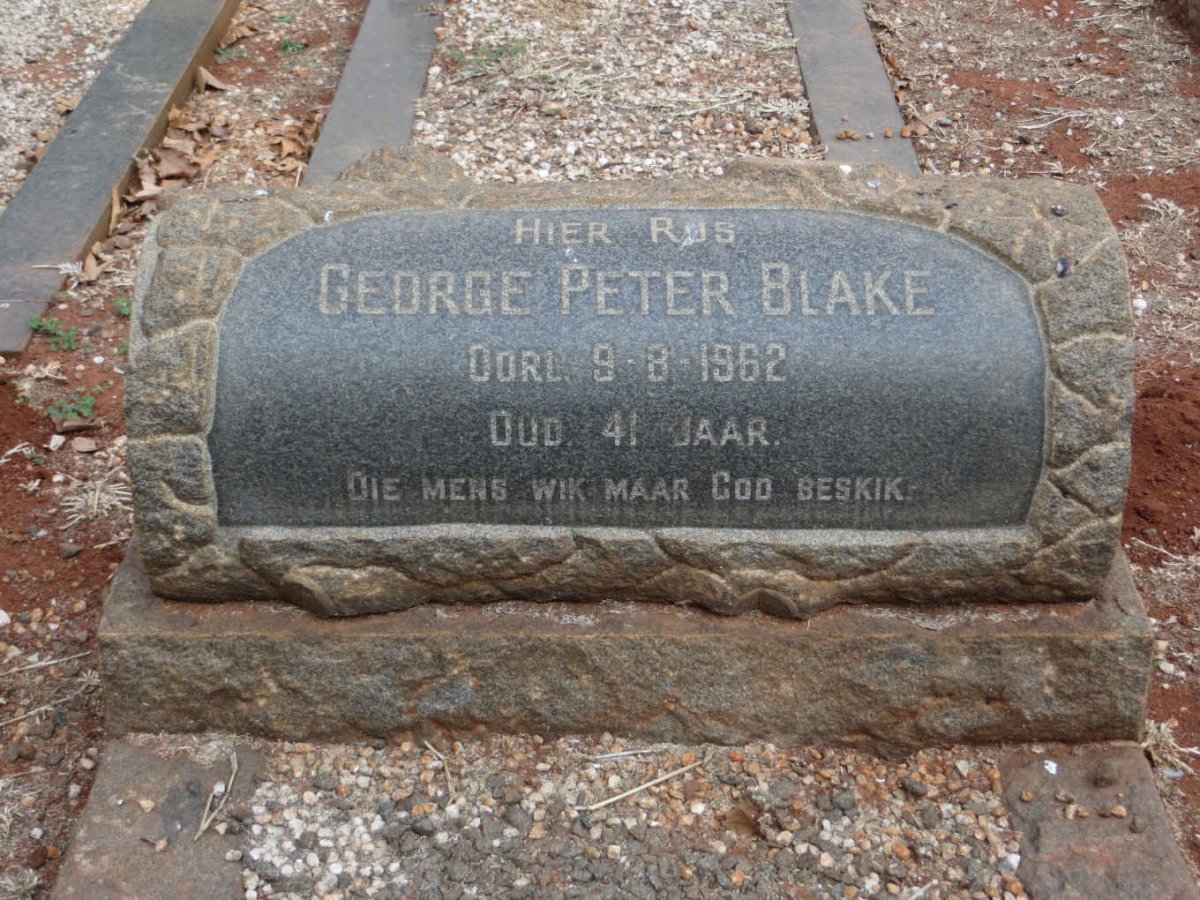 BLAKE George Peter -1962