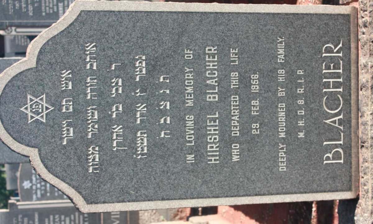 BLACHER Hirshel -1956