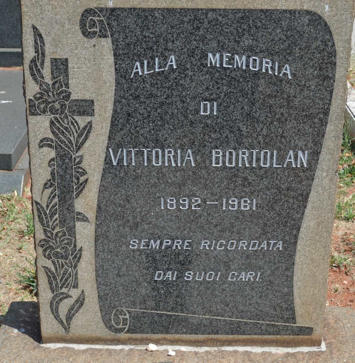 BORTOLAN Vittoria 1892-1961