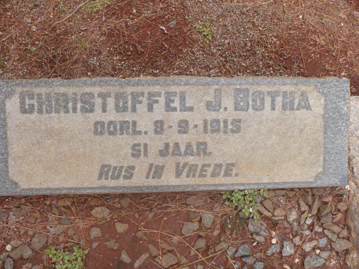 BOTHA Christoffel J. -1915