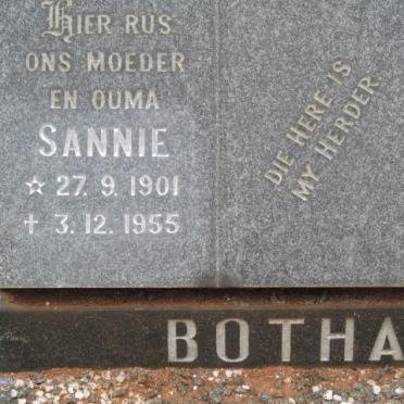 BOTHA Sannie 1901-1955