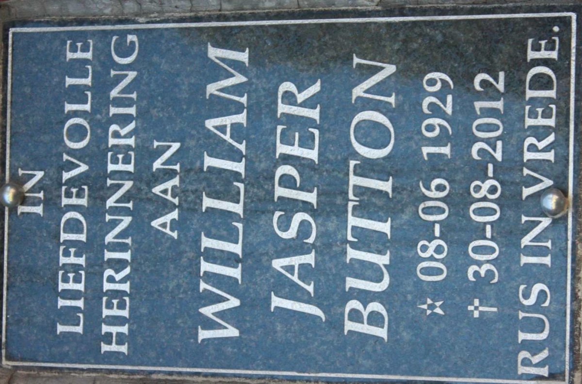 BUTTON William Jasper 1929-2012