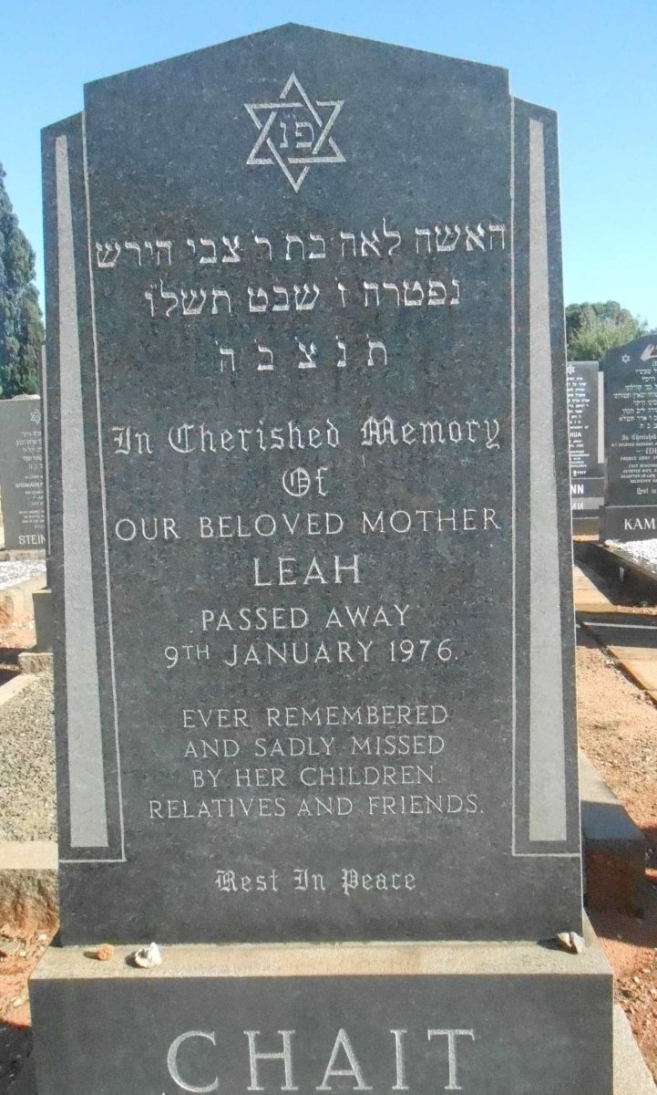CHAIT Leah -1976