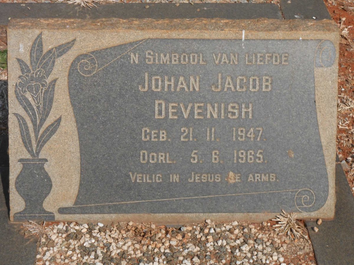 DEVENISH Johan Jacob 1947-1965