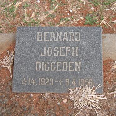 DIGGEDEN Bernard Joseph 1929-1956