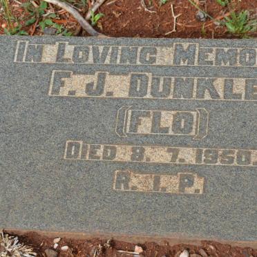 DUNKLEY F.J. -1950