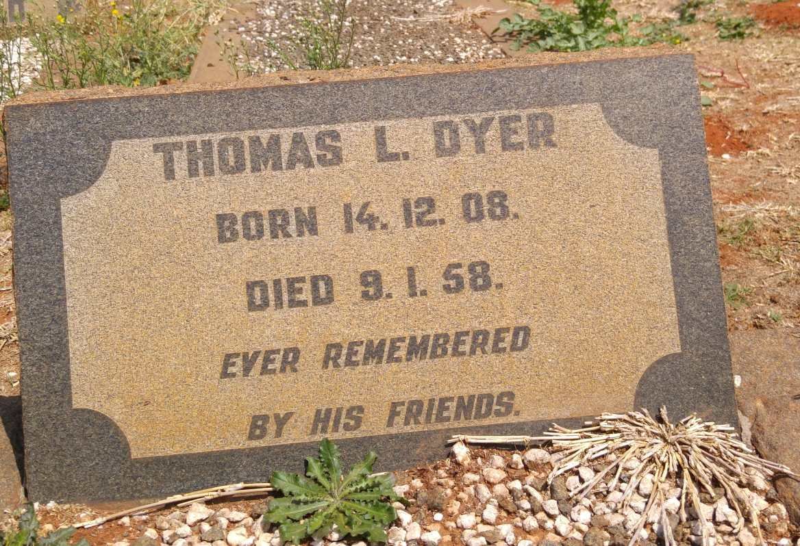 DYER Thomas L. 1908-1958