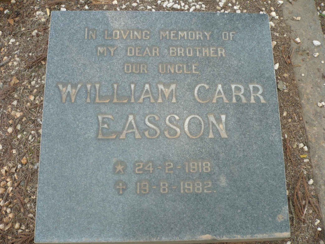 EASSON William Carr 1918-1982