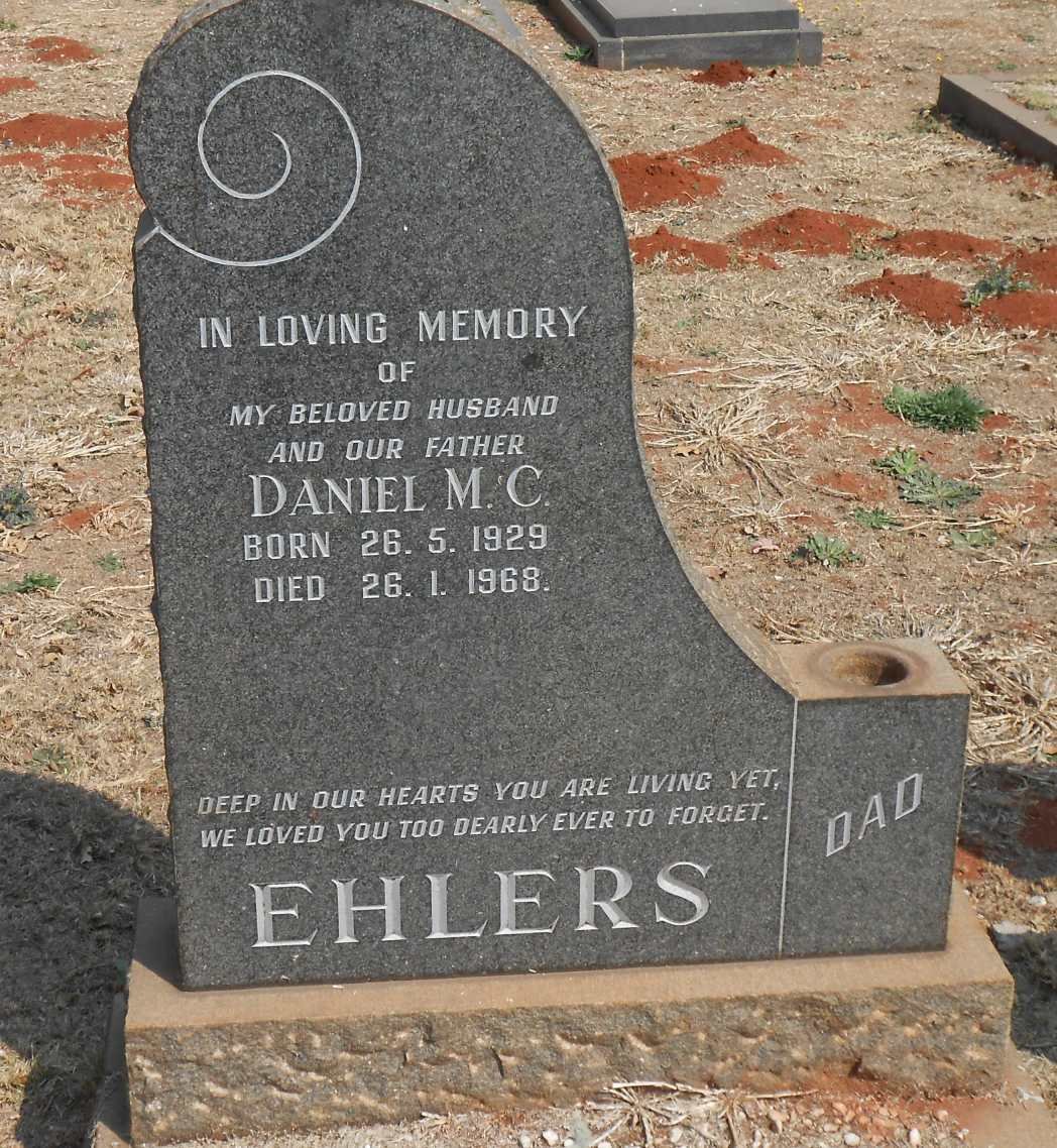 EHLERS Daniel M.C. 1929-1968