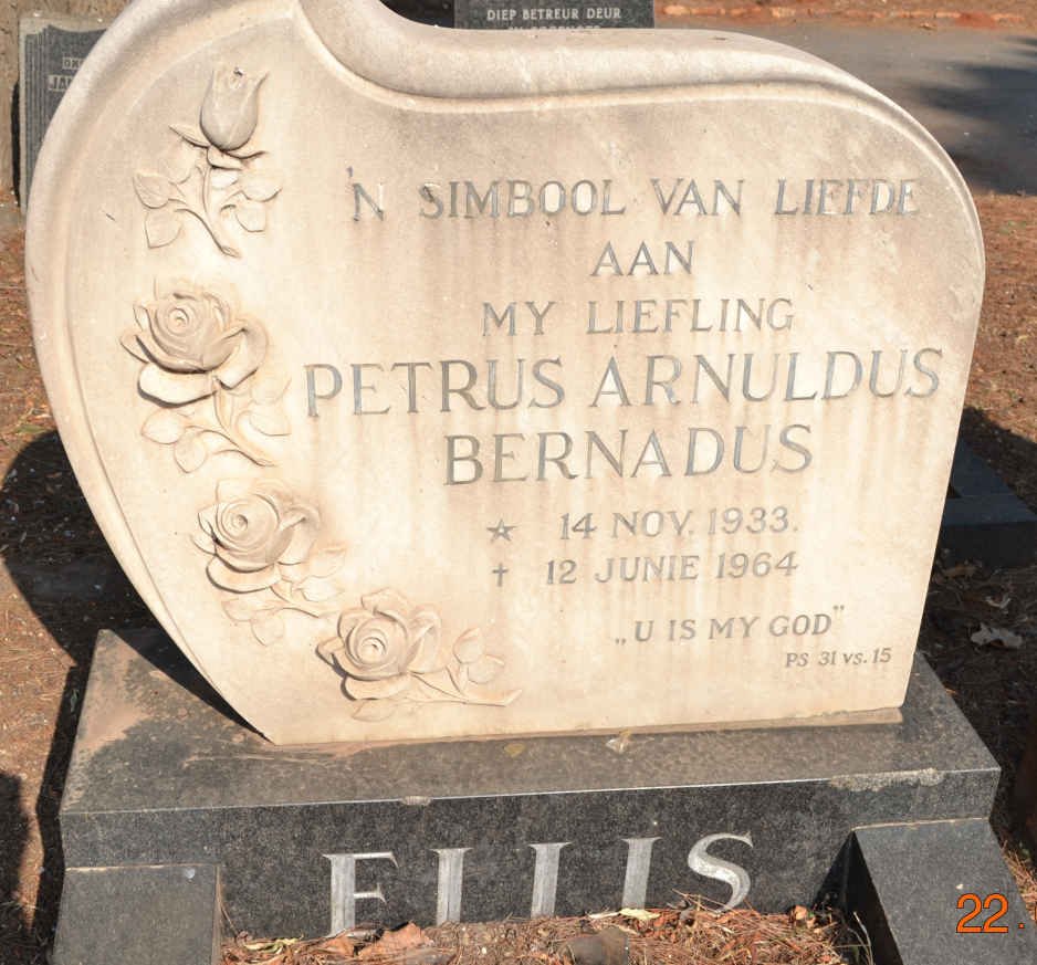 ELLIS Petrus Arnuldus Bernadus 1933-1964