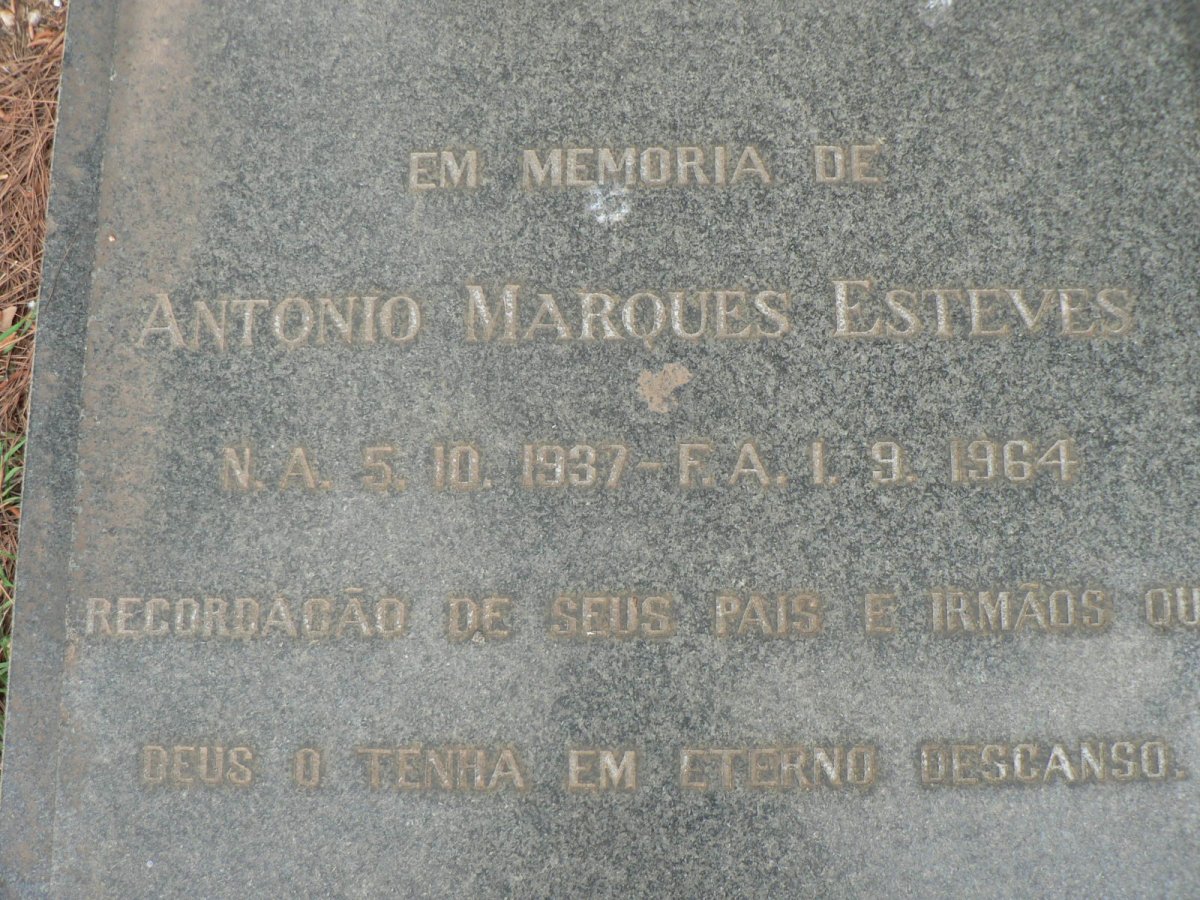ESTEVES Antonio Marques 1937-1964