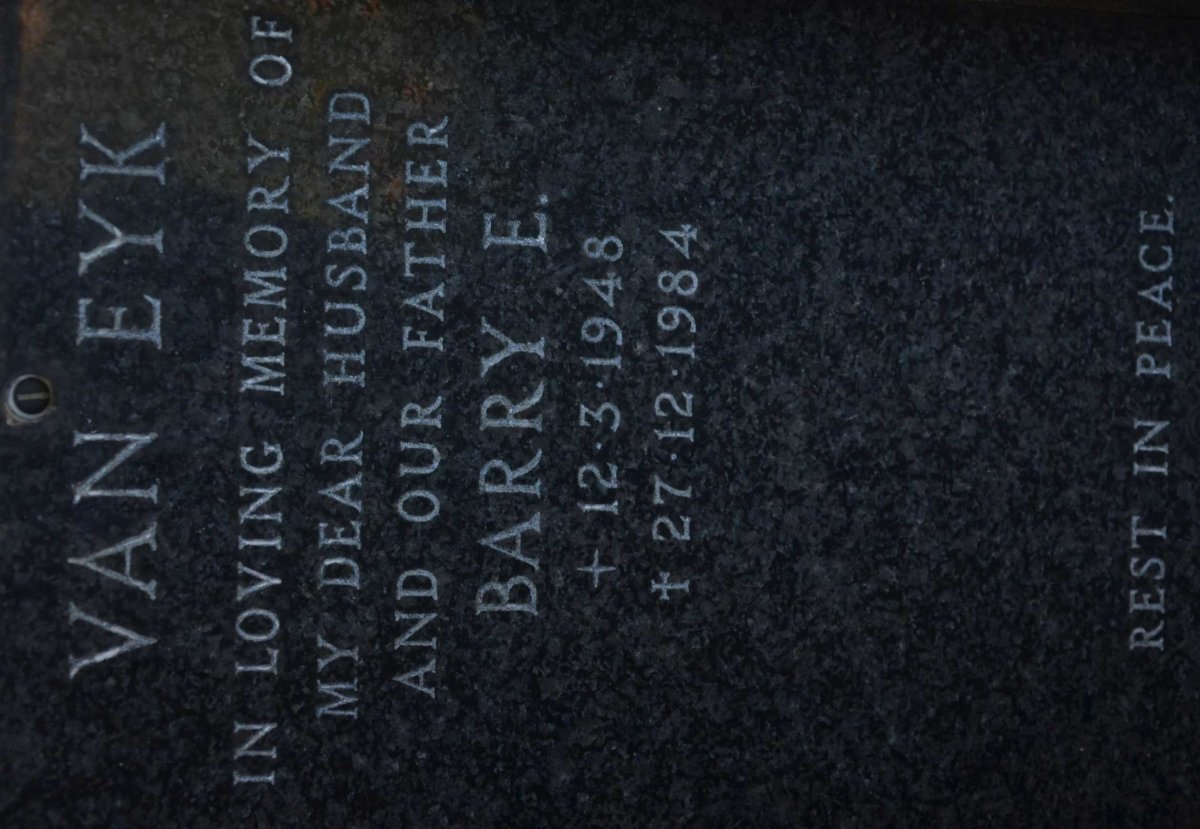 EYK Barry E., van 1948-1984