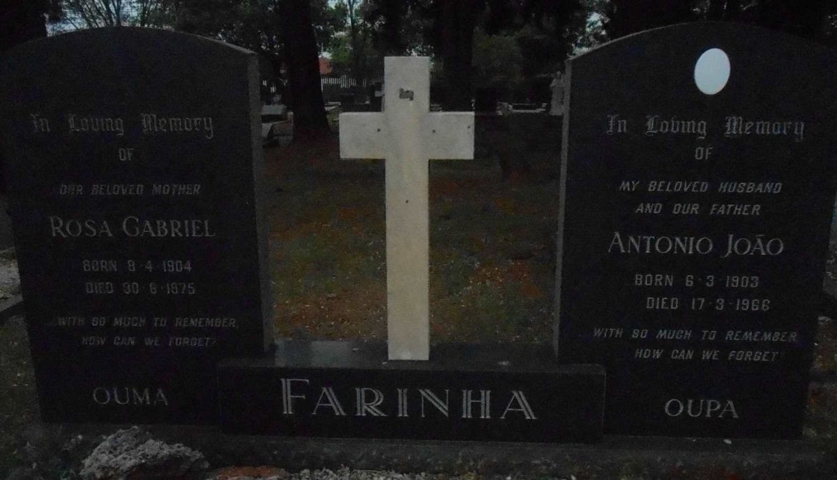 FARINHA Antonio Joao 1903-1966 &amp; Rosa Gabriel 1904-1975