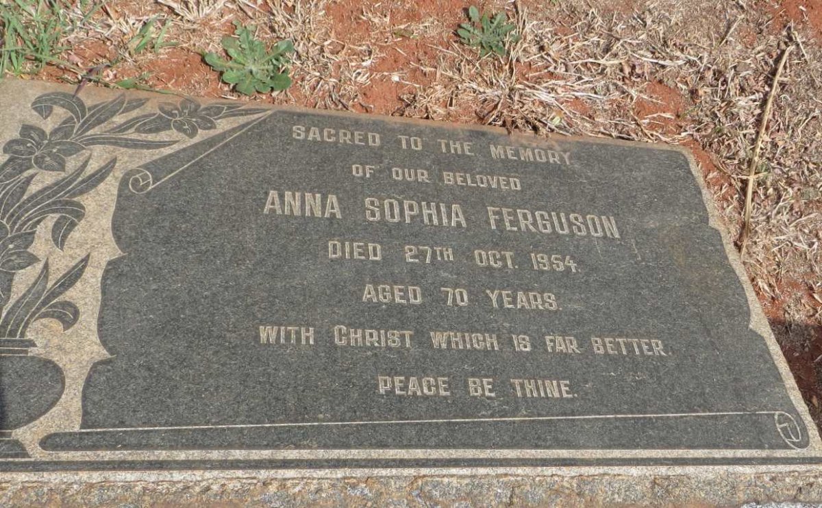 FERGUSON Anna Sophia -1954