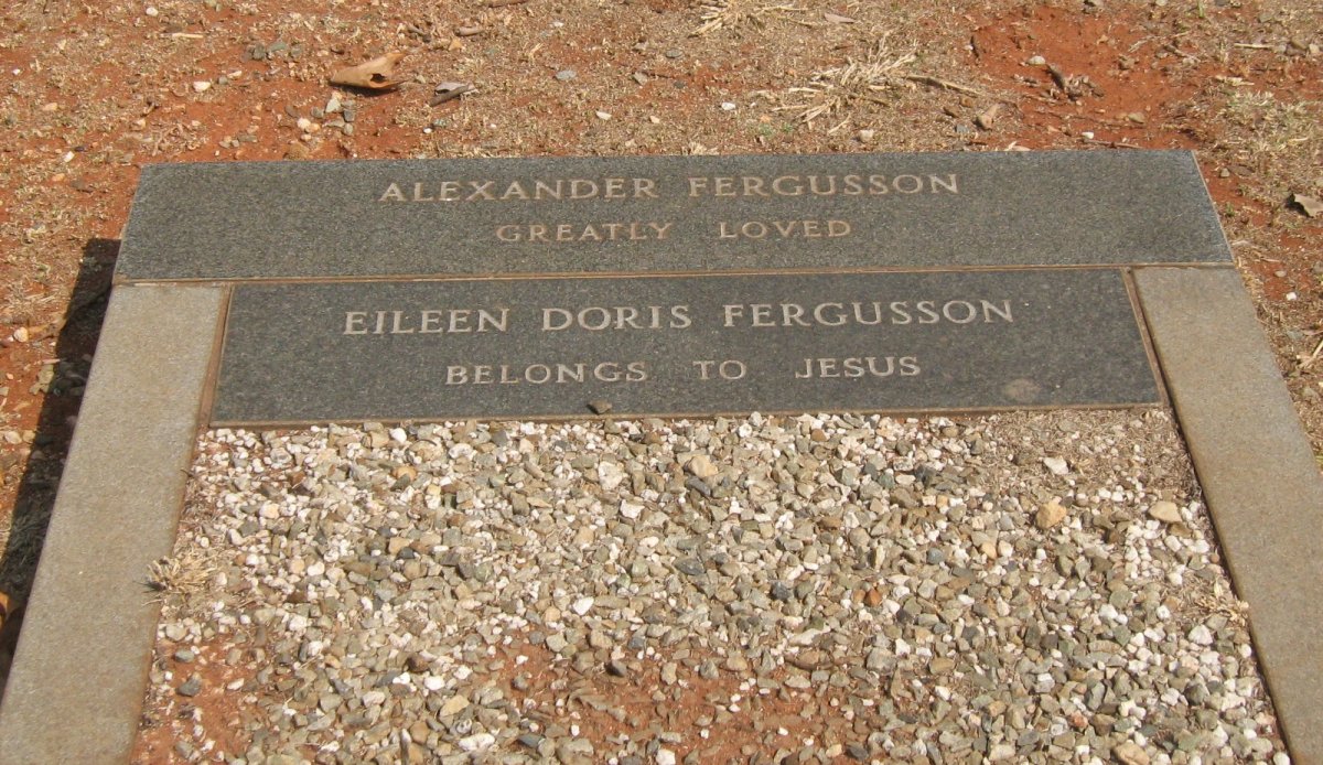 FERGUSSON Alexander &amp; Eileen Doris