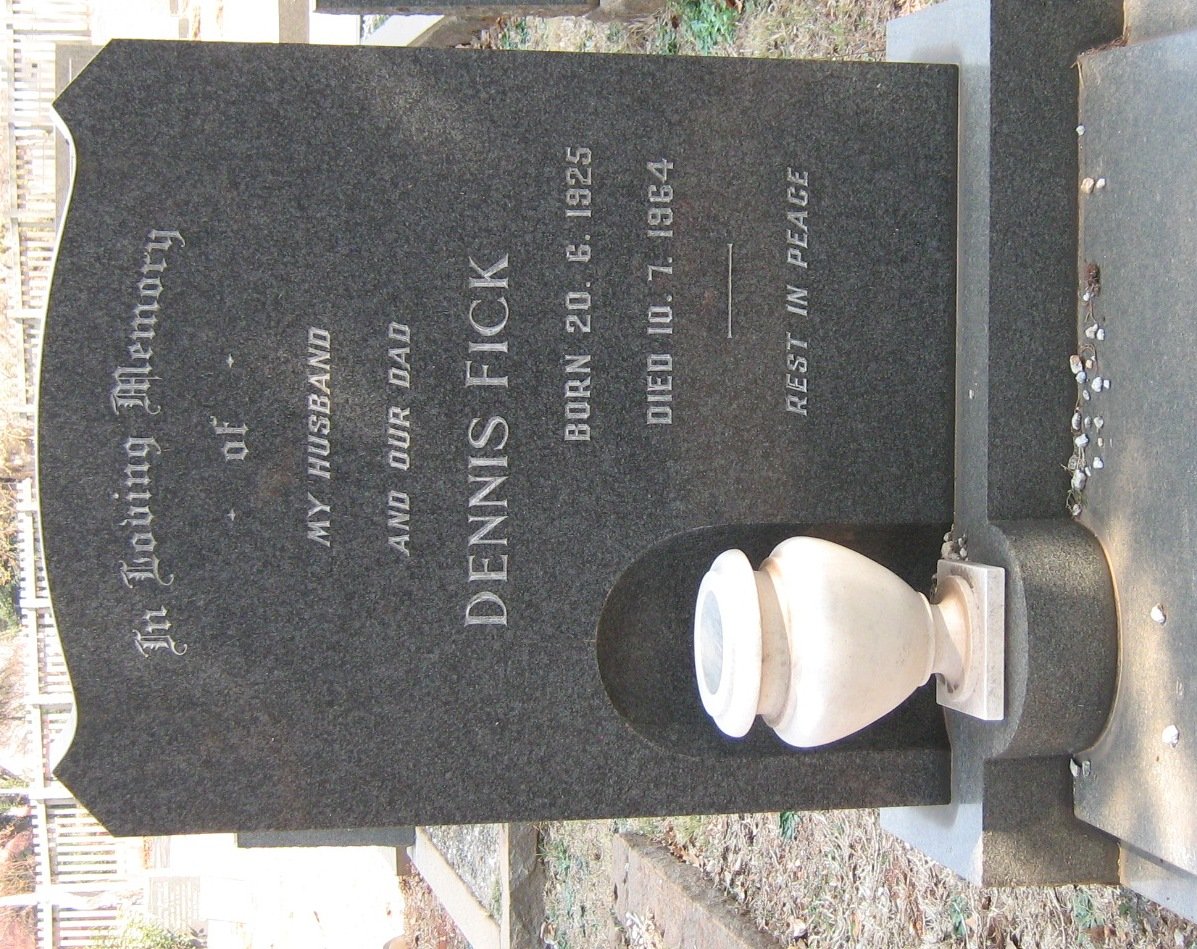 FICK Dennis 1925-1964