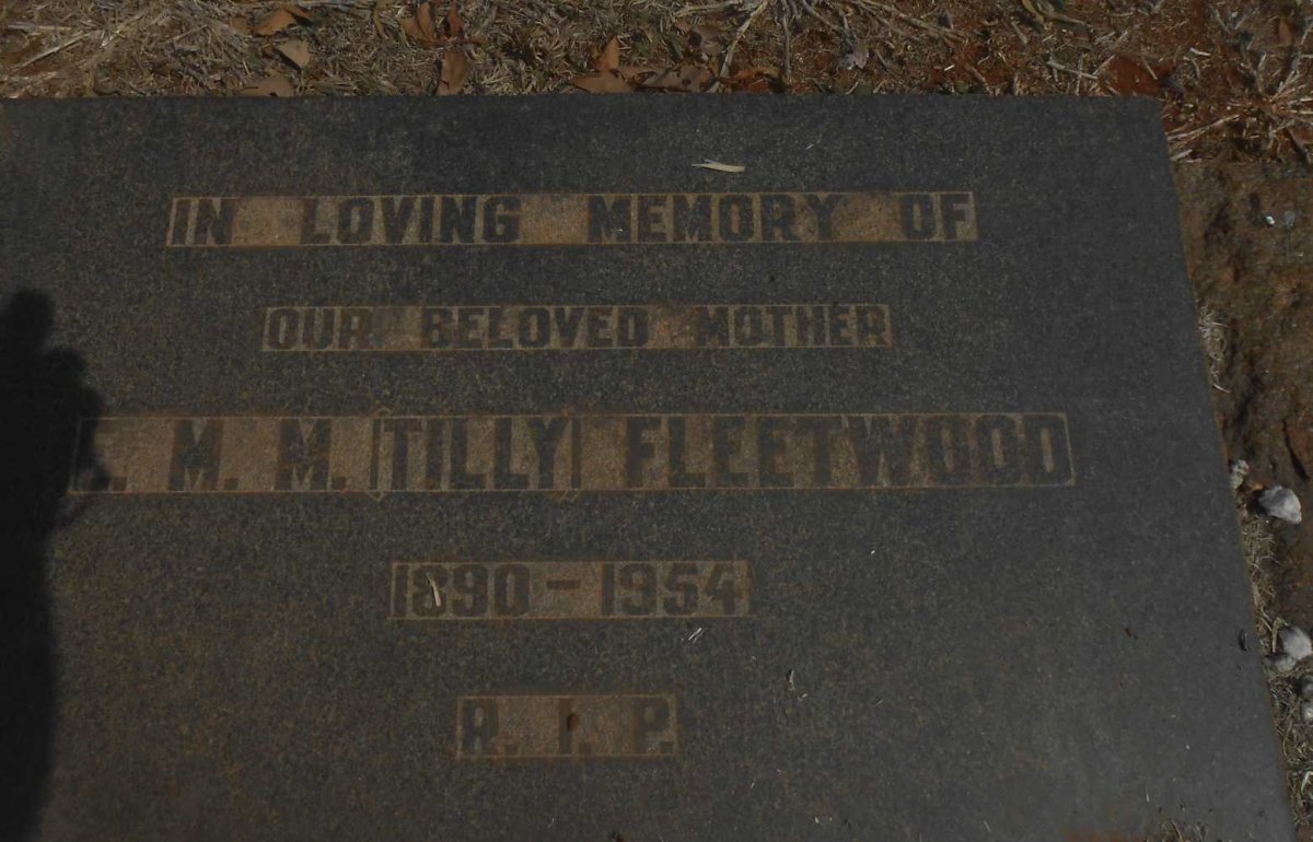 FLEETWOOD E.M.M. 1890-1954