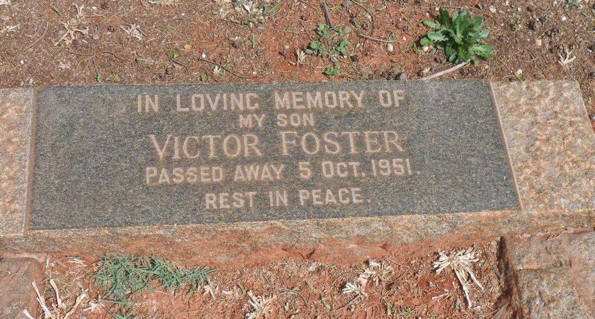 FOSTER Victor -1951