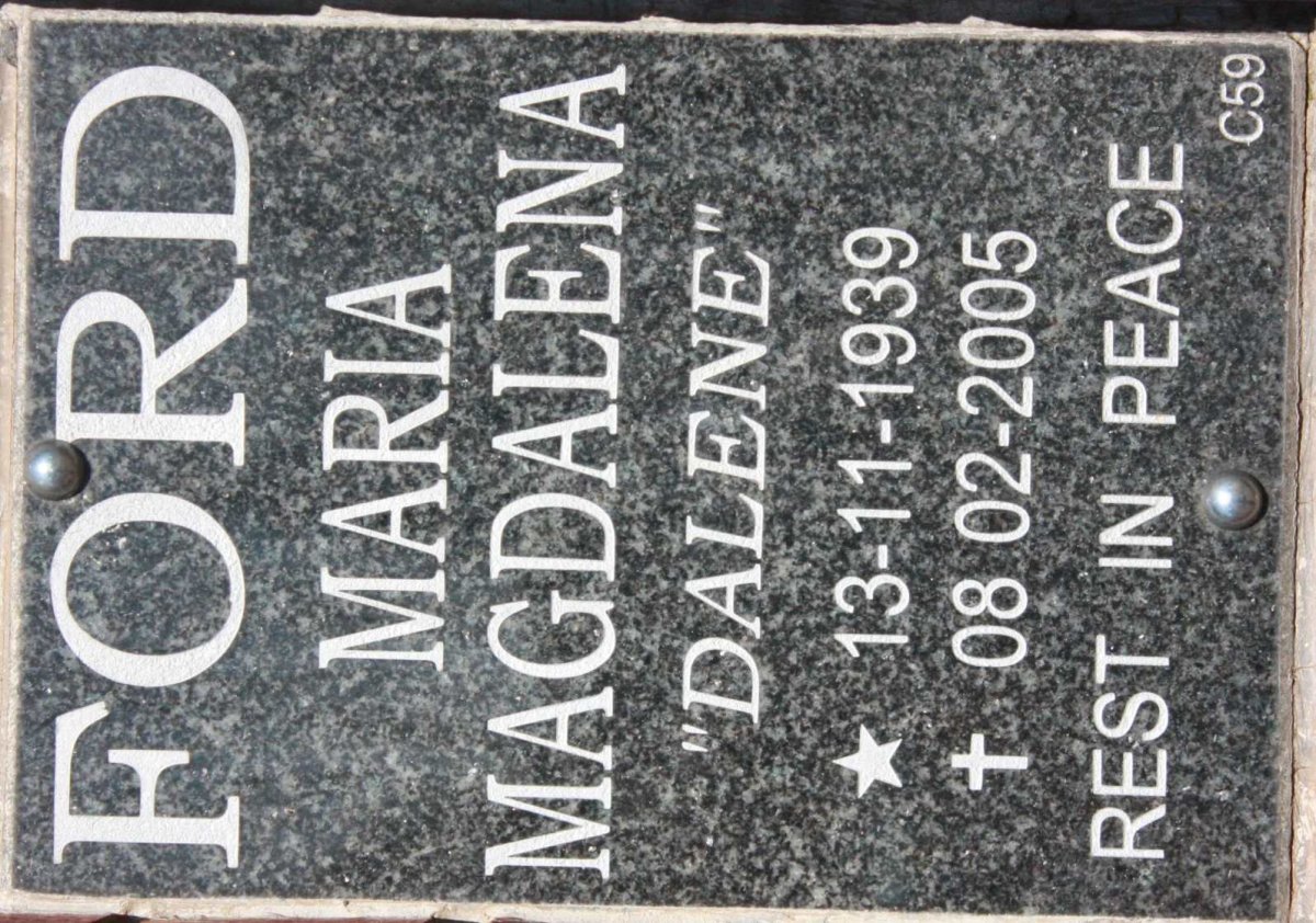 FORD Maria Magdalena 1939-2005