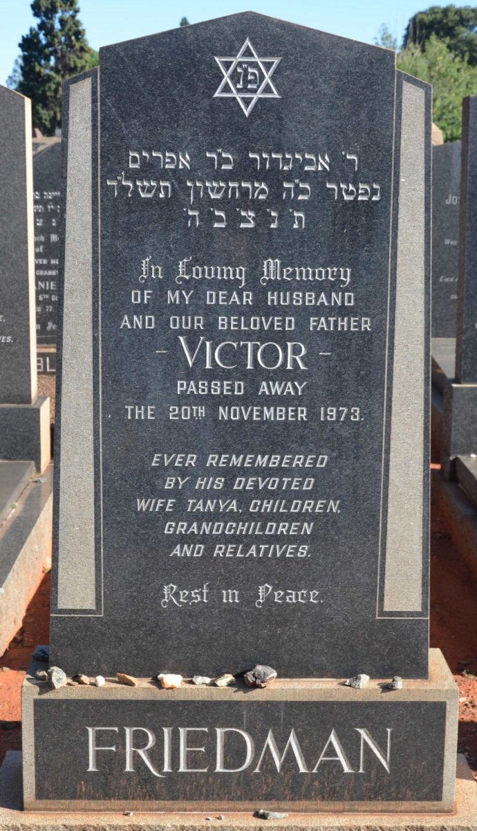 FRIEDMAN Victor -1973