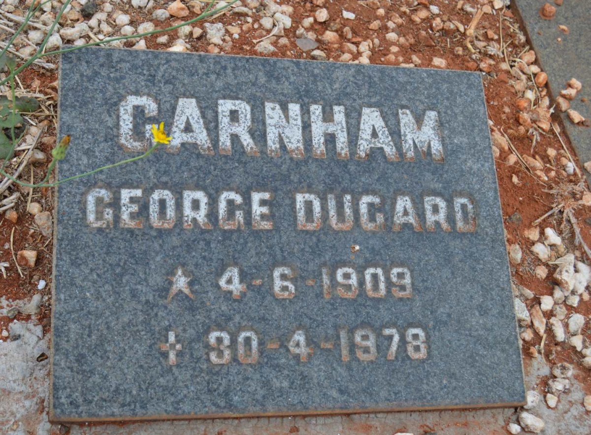 GARNHAM George Dugard 1909-1978