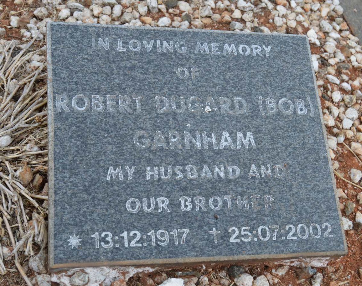 GARNHAM Robert Dugard 1917-2002