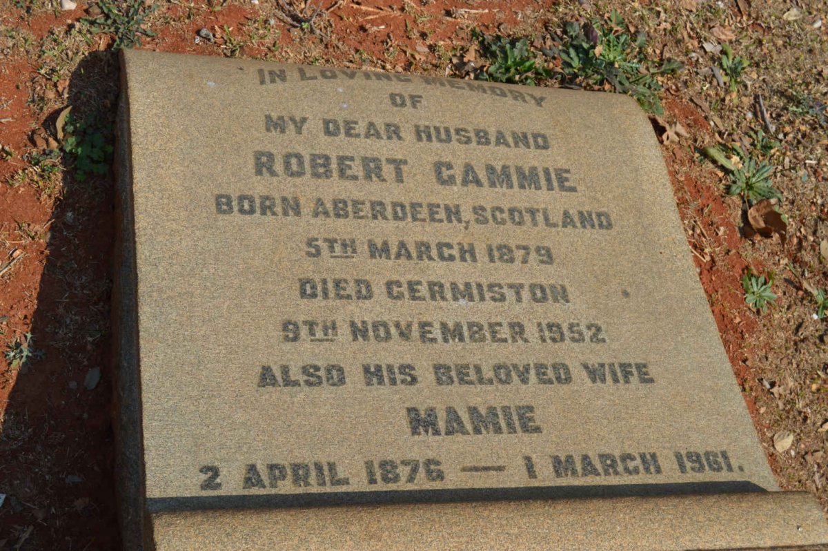 GAMMIE Robert 1879-1952 &amp; Mamie 1876-1961