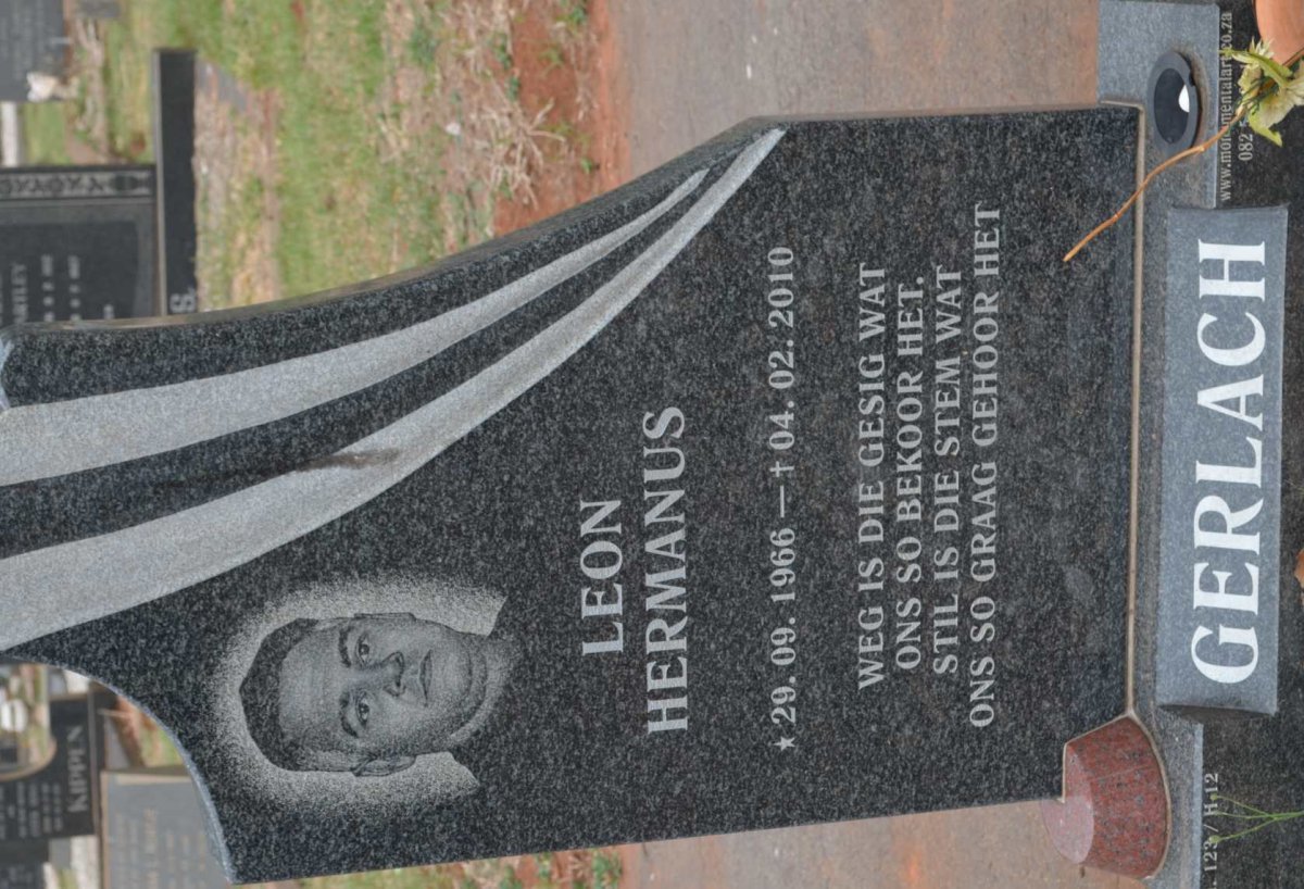 GERLACH Leon Hermanus 1966-2010