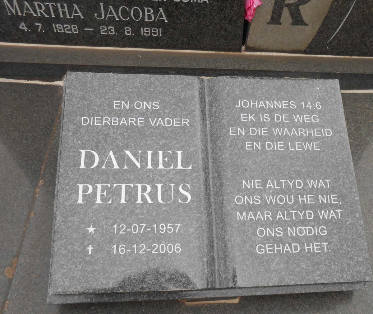 GERBER Daniel Petrus 1957-2006