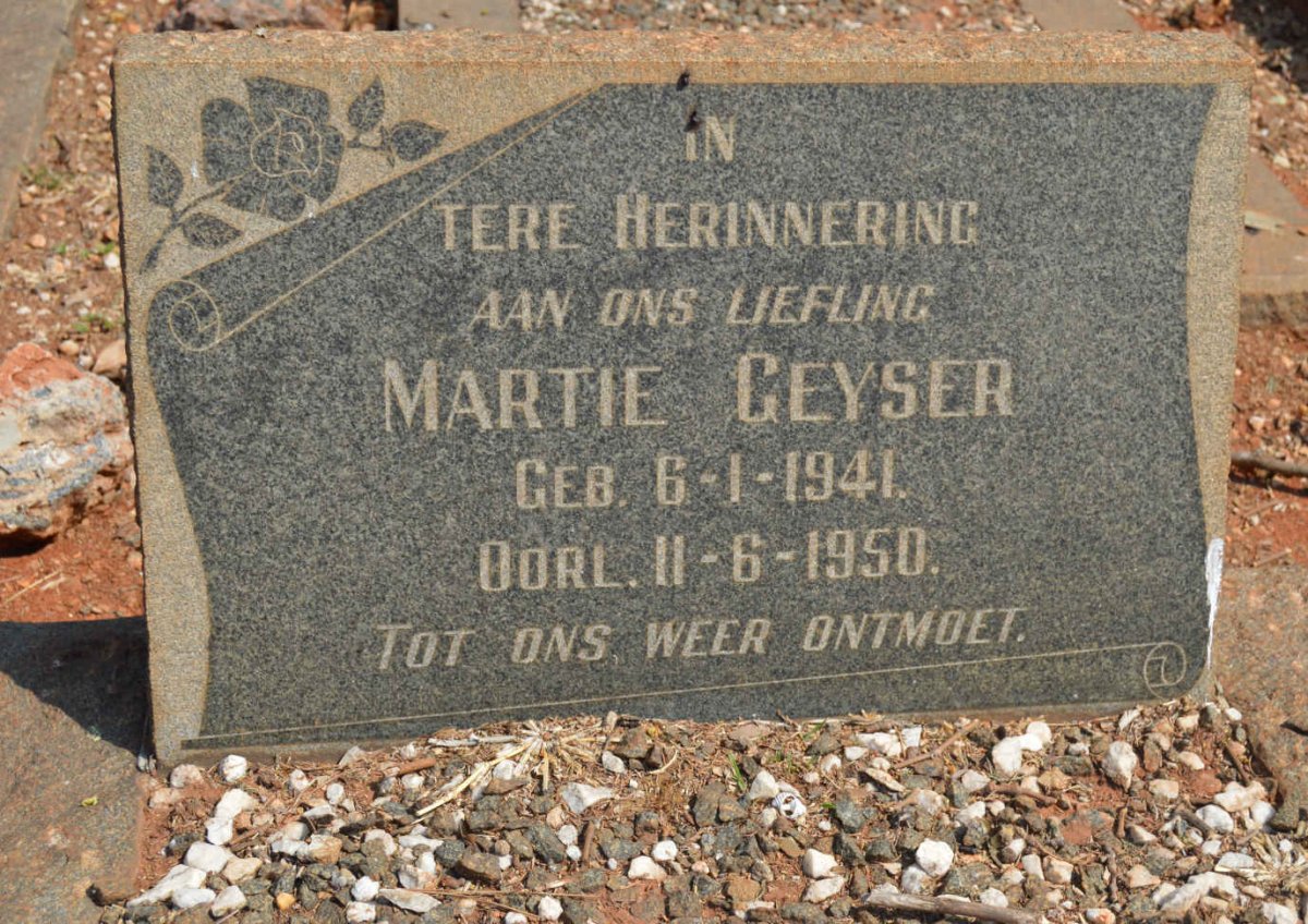 GEYSER Martie 1941-1950