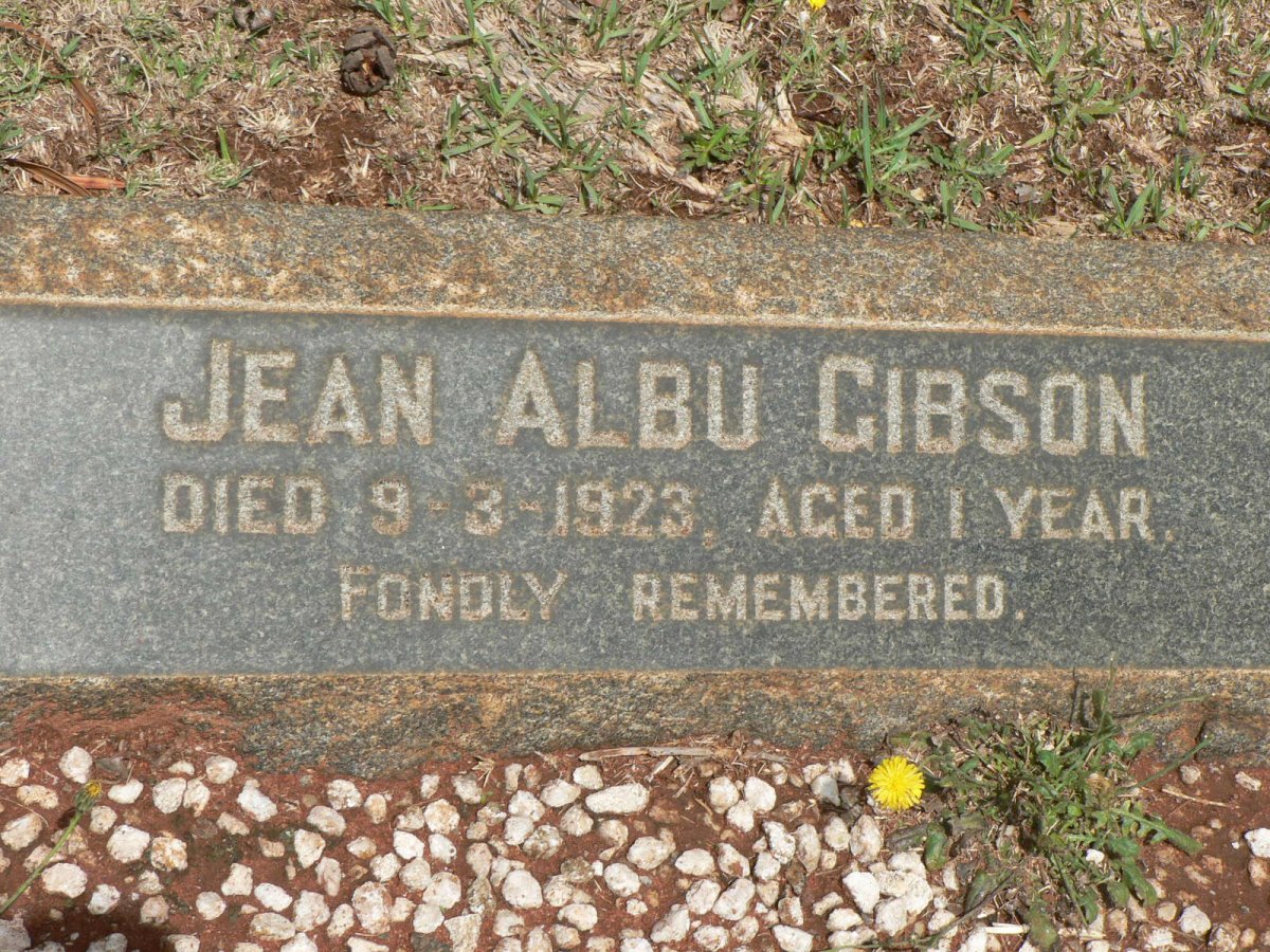 GIBSON Jean Albu -1923
